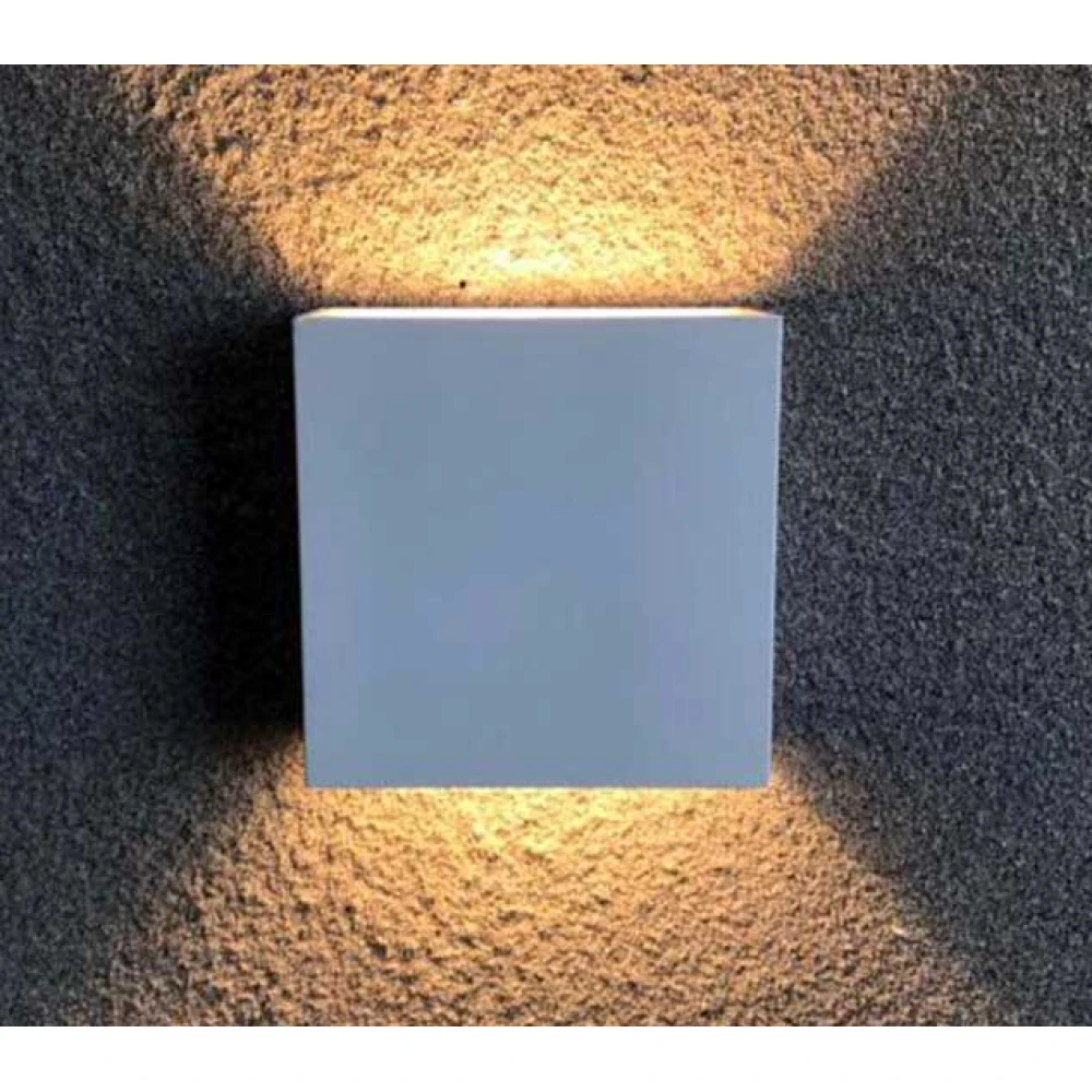 LED Απλίκα Λευκή UP-DOWN IP65 4W Θερμό Λευκό Seaside Universe