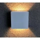 LED Απλίκα Λευκή UP-DOWN IP65 4W Θερμό Λευκό Seaside Universe