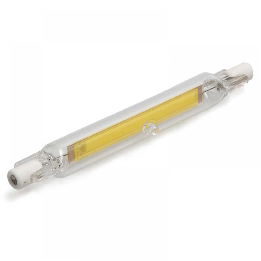 Led Λάμπα Τύπου Ιωδίνης R7S COB 8W 118mm 180º 3000K Θερμό Λευκό - Universe
