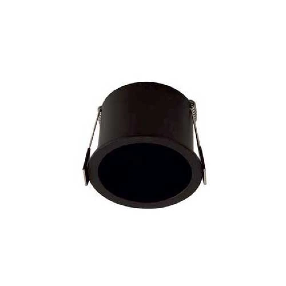 Σποτ αλουμινίου σταθερό βαθύ Στρογγυλό - Μαύρο 1xGU10  UNIVERSE