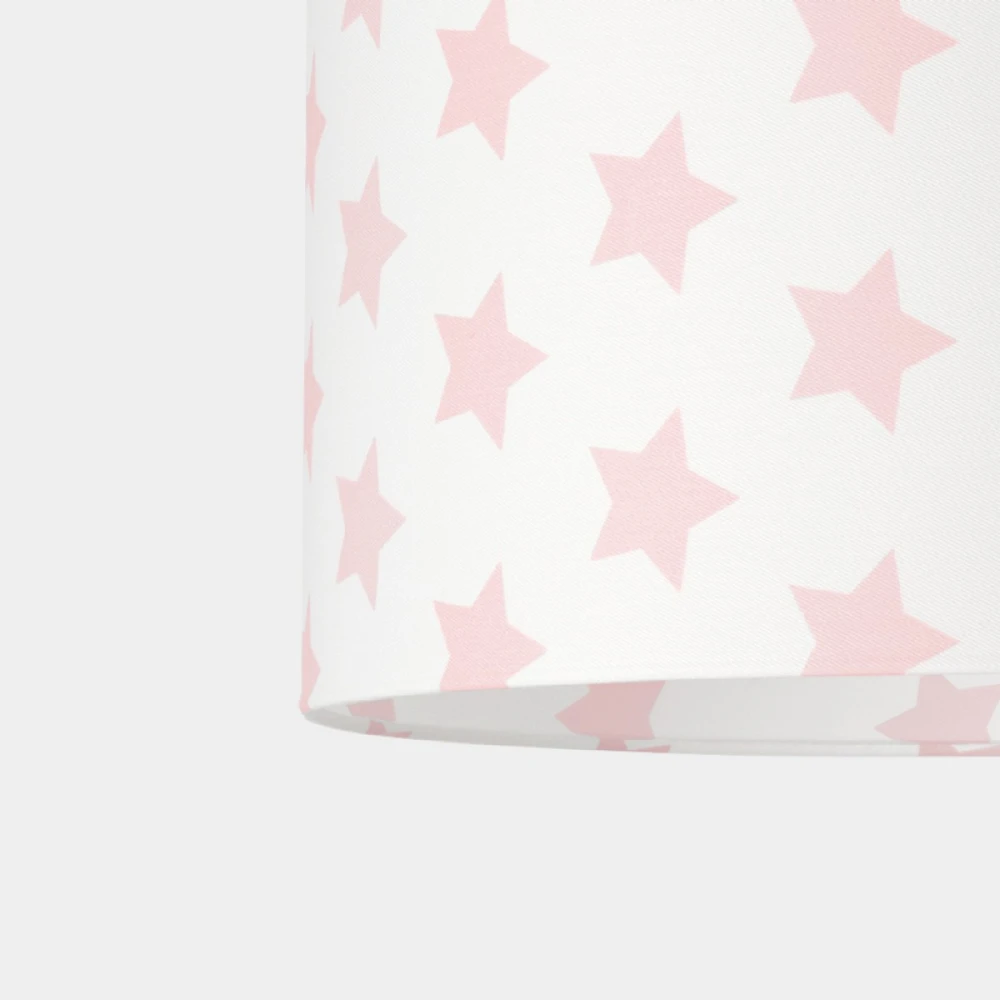 Κρεμαστό Παιδικό Φωτιστικό - Big Stars Pink - 1 x E27 VEIS