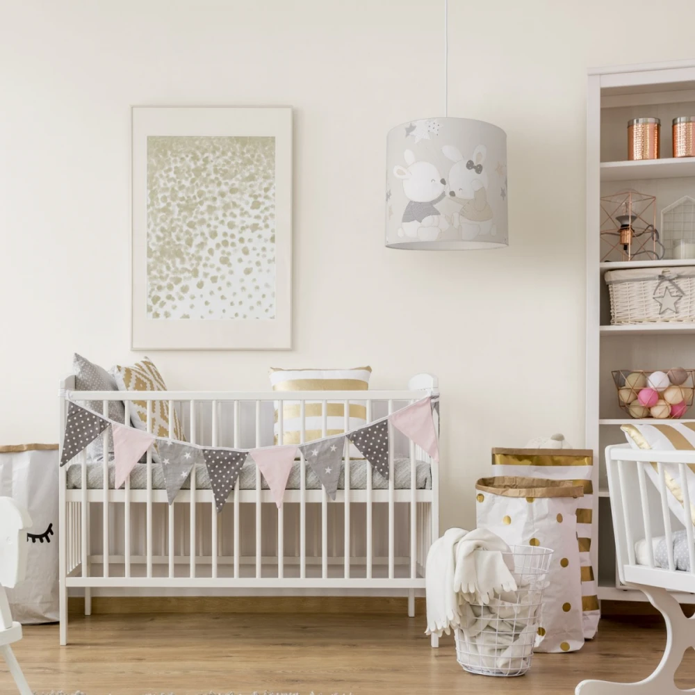 Κρεμαστό Παιδικό Φωτιστικό - Love Bunny - 1 x E27 VEIS