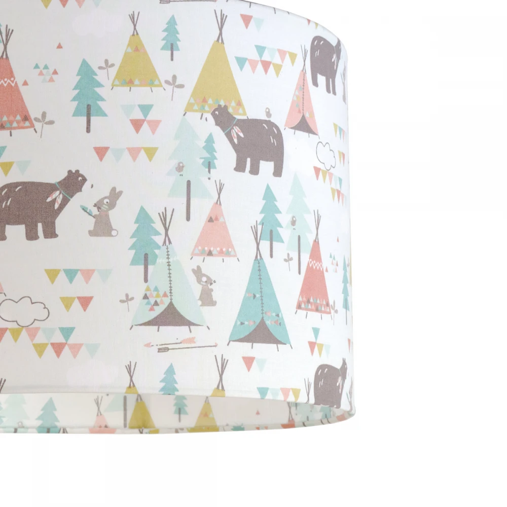 Παιδικό φωτιστικό οροφής Teepee Bears - 1 x E27 VEIS
