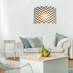Κρεμαστό φωτιστικό Chevron Black - 1 x E27 VEIS