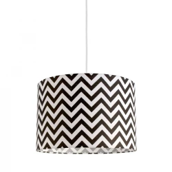 Κρεμαστό φωτιστικό Chevron Black - 1 x E27 VEIS