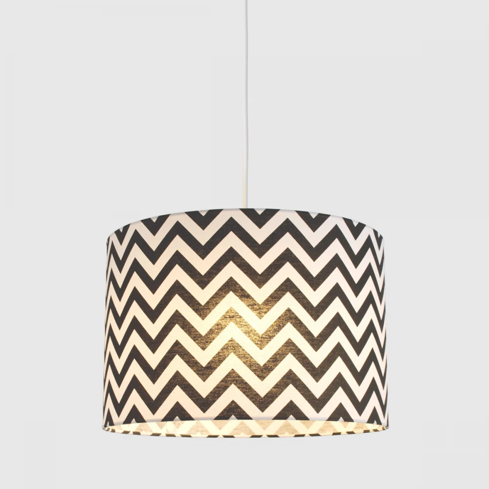 Κρεμαστό φωτιστικό Chevron Black - 1 x E27 VEIS