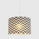 Κρεμαστό φωτιστικό Chevron Black - 1 x E27 VEIS