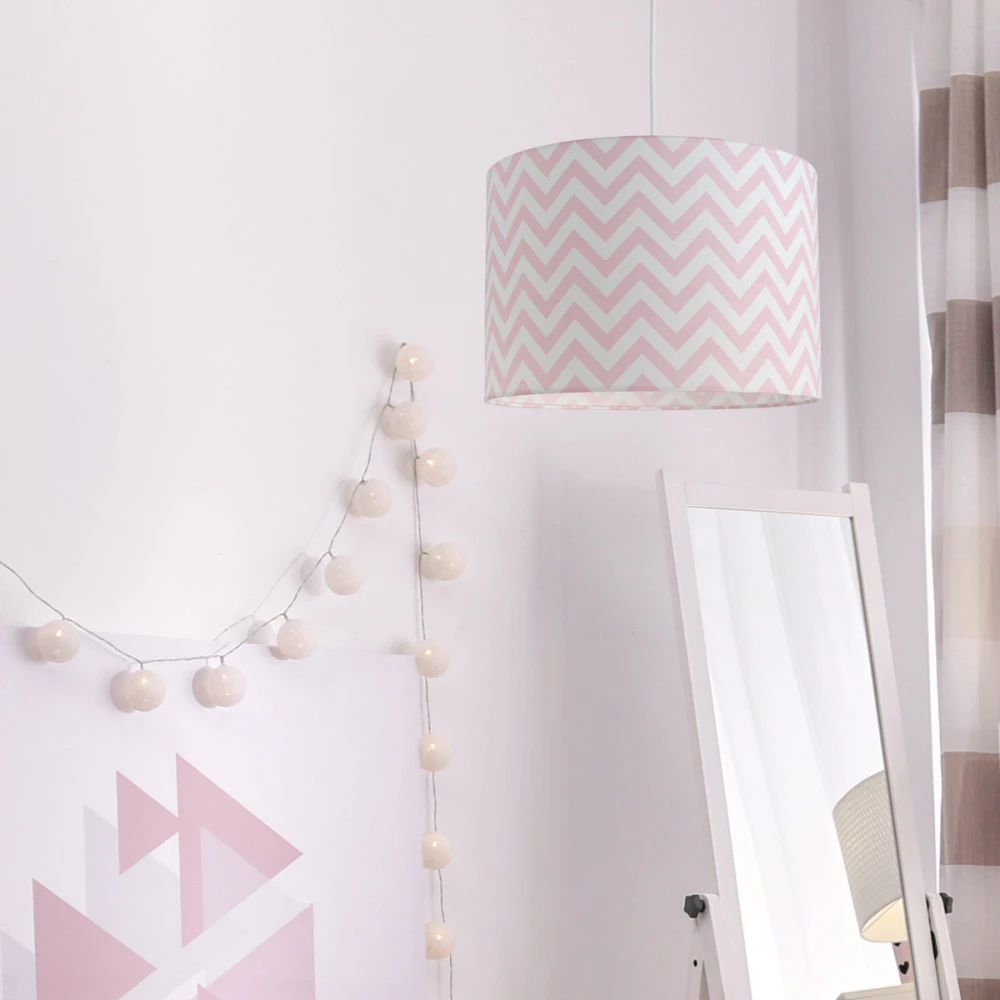 Παιδικό φωτιστικό Chevron Pink - 1 x E27 VEIS