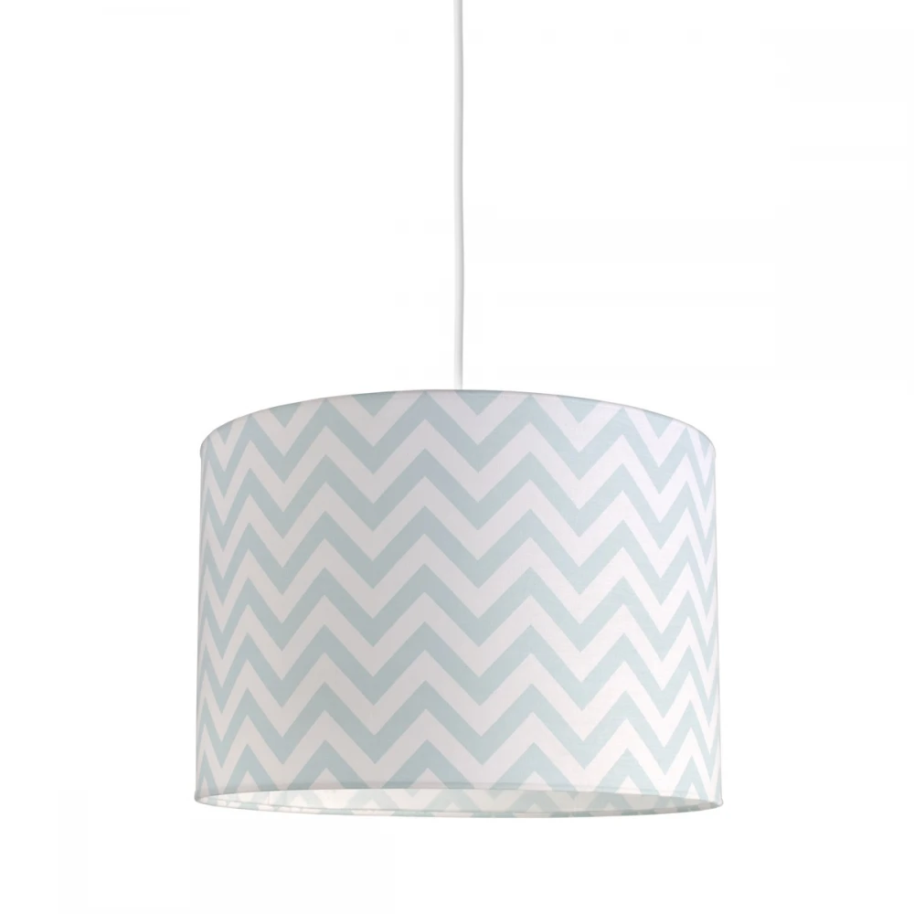 Κρεμαστό φωτιστικό Chevron Grey Mint - 1 x E27 VEIS