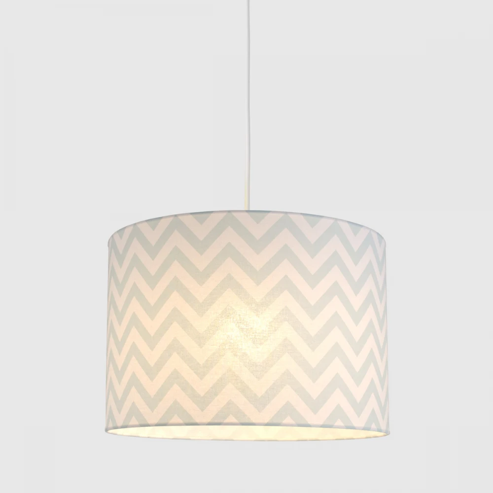 Κρεμαστό φωτιστικό Chevron Grey Mint - 1 x E27 VEIS