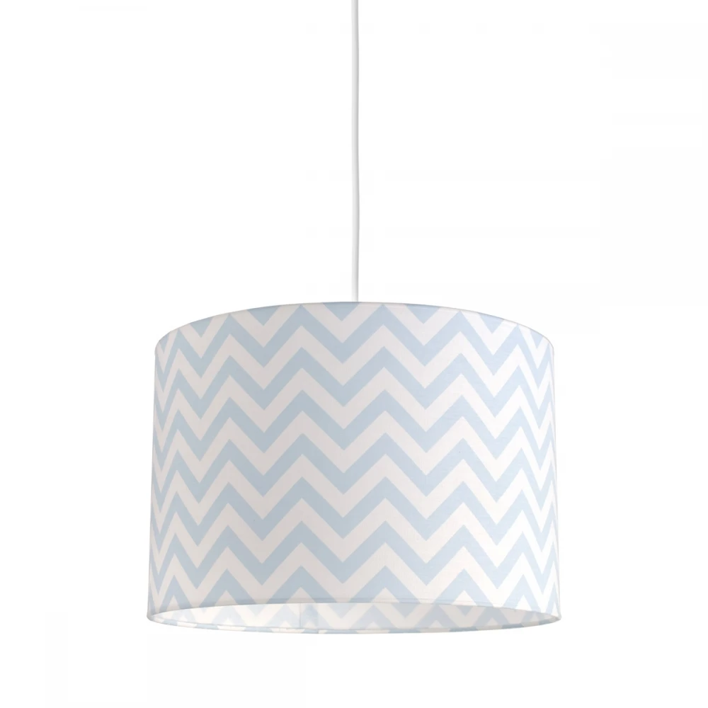 Κρεμαστό φωτιστικό Chevron Pale Blue - 1 x E27 VEIS