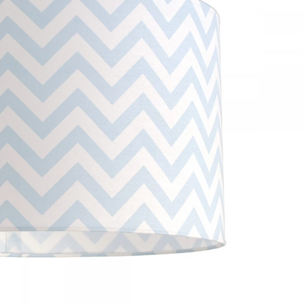 Κρεμαστό φωτιστικό Chevron Pale Blue - 1 x E27 VEIS