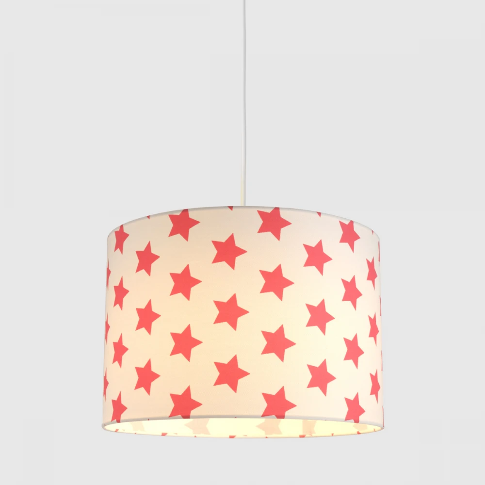 Παιδικό φωτιστικό οροφής Big Stars Red - 1 x E27 VEIS