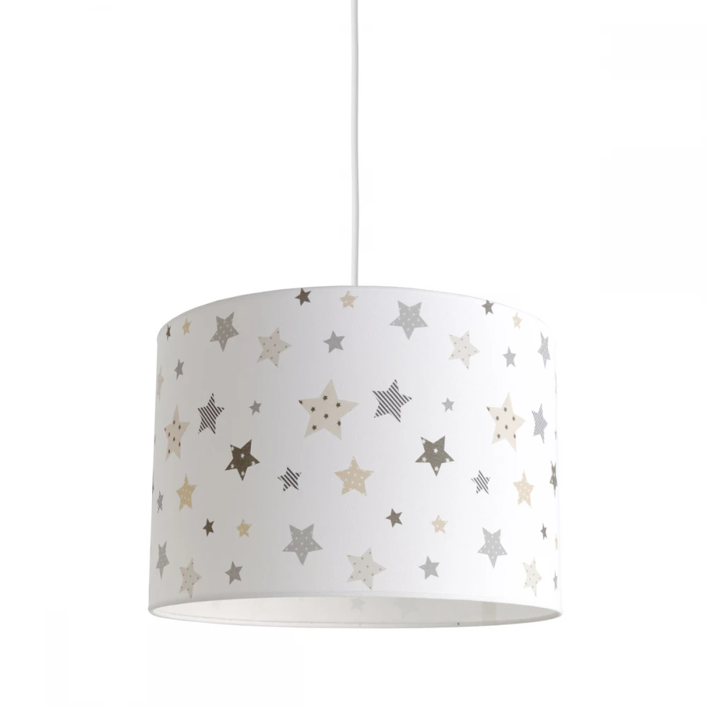 Κρεμαστό Παιδικό Φωτιστικό - Little Stars Beige - 1 x E27 VEIS