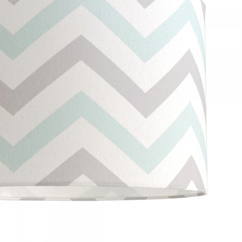 Κρεμαστό φωτιστικό Chevron Grey Mint - 1 x E27 VEIS