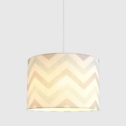 Κρεμαστό φωτιστικό Chevron Grey Mint - 1 x E27 VEIS