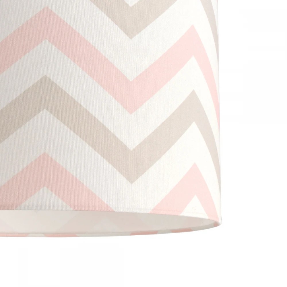 Κρεμαστό φωτιστικό Chevron Sand Pink - 1 x E27 VEIS