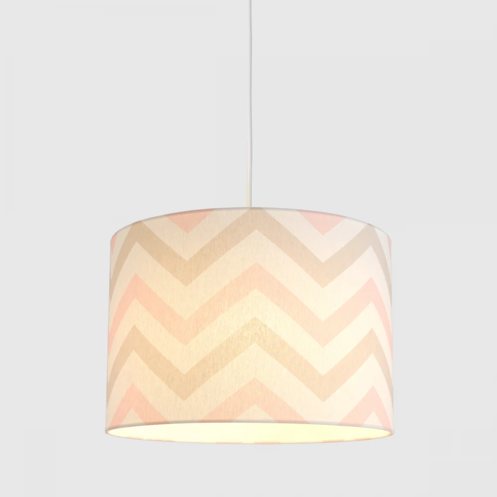 Κρεμαστό φωτιστικό Chevron Sand Pink - 1 x E27 VEIS