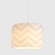 Κρεμαστό φωτιστικό Chevron Sand Pink - 1 x E27 VEIS