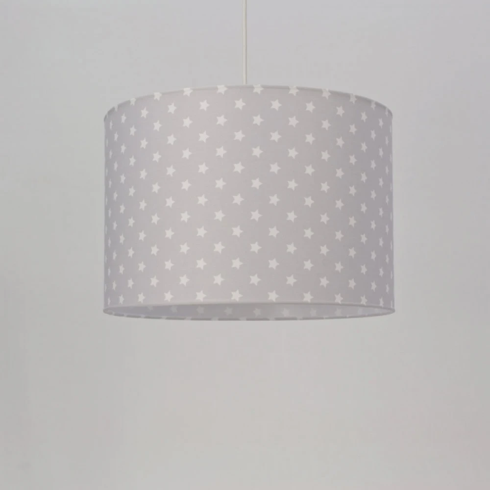 Κρεμαστό Παιδικό Φωτιστικό - Stars Grey - 1 x E27 VEIS
