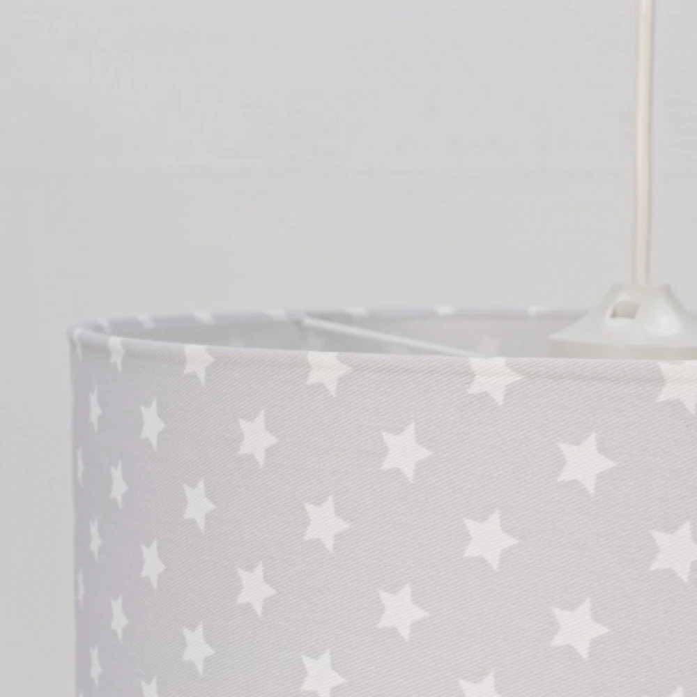 Κρεμαστό Παιδικό Φωτιστικό - Stars Grey - 1 x E27 VEIS