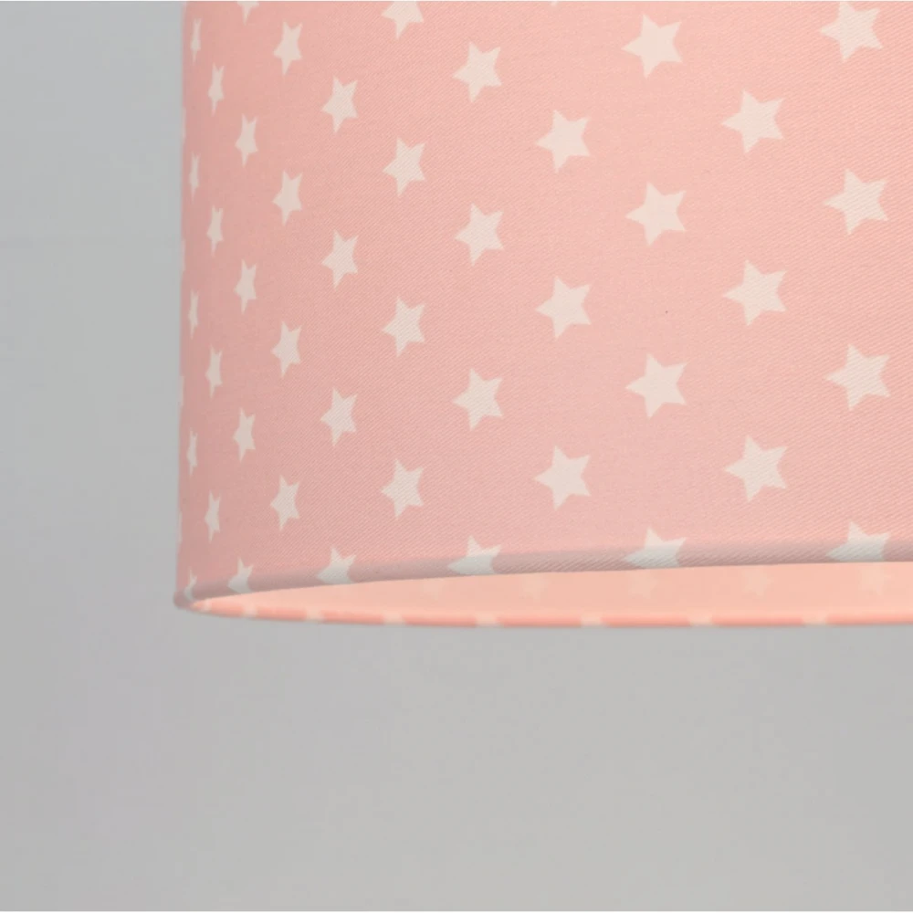 Κρεμαστό Παιδικό Φωτιστικό - Stars Pink - 1 x E27 VEIS