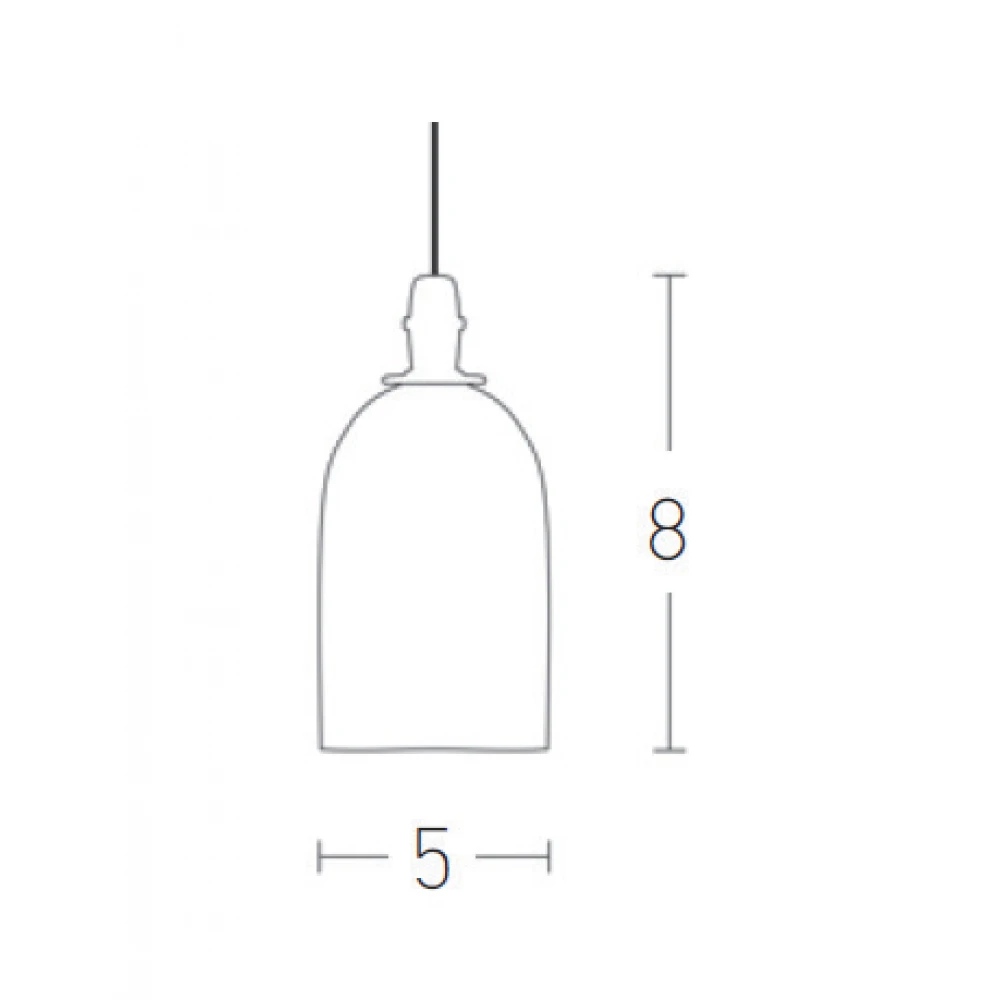 Vintage Κρεμαστό Φωτιστικό Μονόφωτο Από Μπετό Ø5cm 1xE27 40W - Zambelis Lights