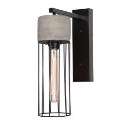 Απλίκα Από Τσιμέντο Φ12CM 1xE27 - ZAMBELIS LIGHTS