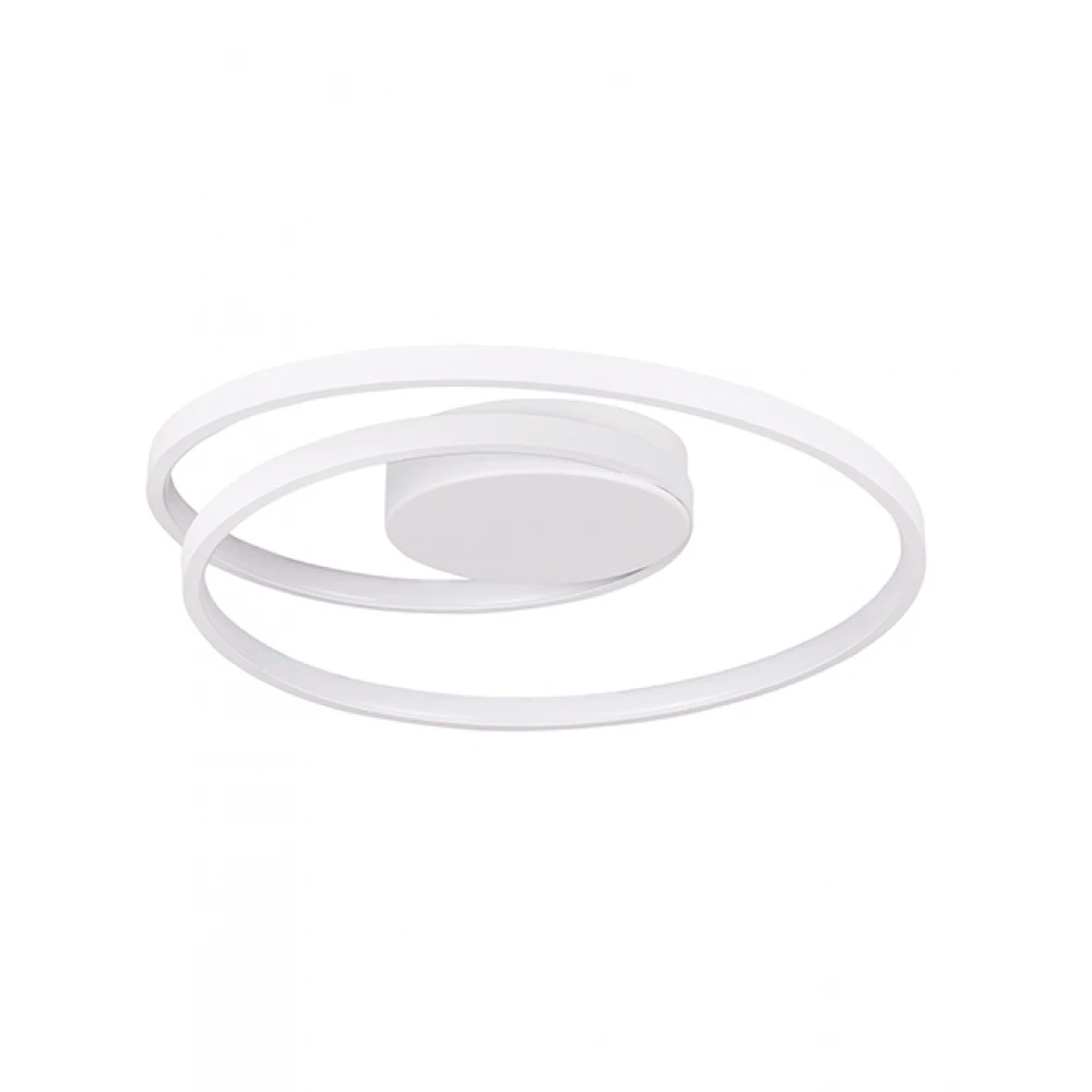 LED Πλαφονιέρα Αλουμινίου Λευκή ø46cm 46W 4140lm - Zambelis Lights