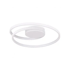 LED Πλαφονιέρα Αλουμινίου Λευκή ø46cm 46W 4140lm - Zambelis Lights