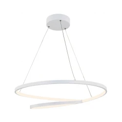 LED Κρεμαστό Φωτιστικό Αλουμινίου Λευκό 55W 4950lm - Zambelis Lights