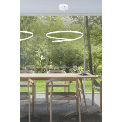 LED Κρεμαστό Φωτιστικό Αλουμινίου Λευκό 55W 4950lm - Zambelis Lights
