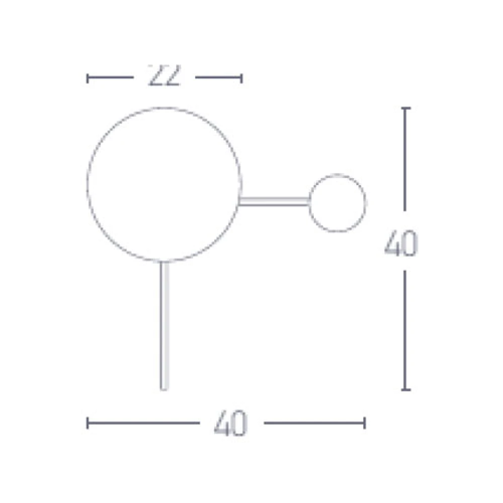 Απλίκα Μεταλλική Χάλκινη Με Γυαλί - 1 x G9 max 25W - Zambelis Lights