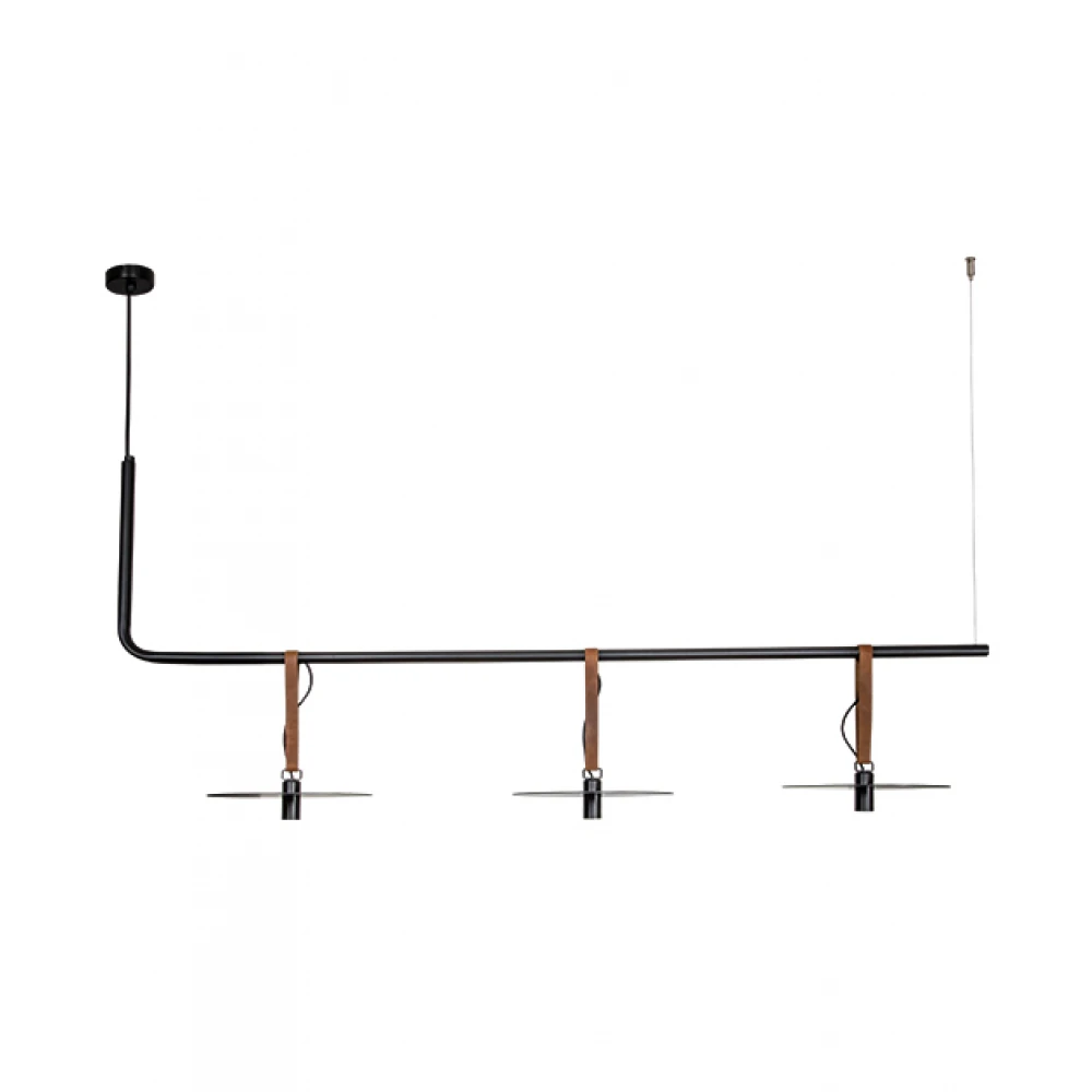 LED Κρεμαστό Φωτιστικό Τρίφωτο Σε Μαύρο ή Λευκό Χρώμα 15W - ZAMBELIS LIGHTS