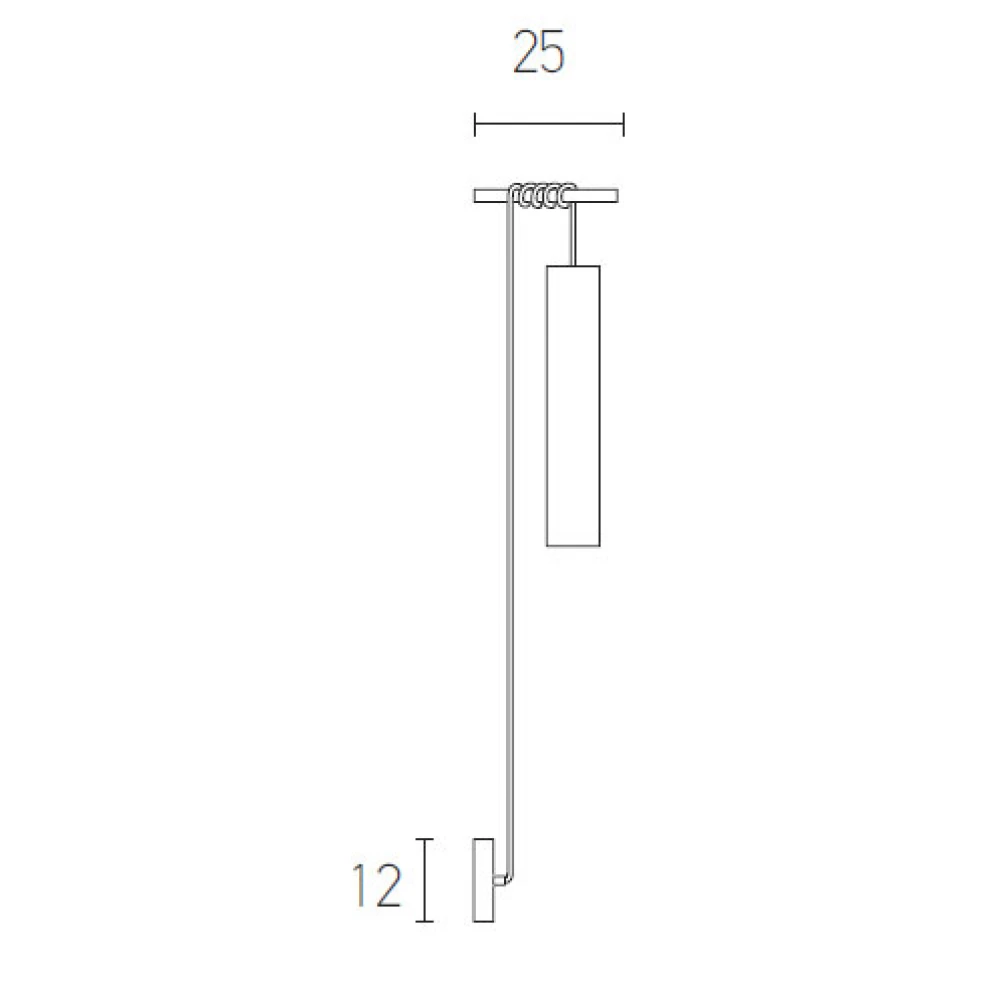 Απλίκα Σωλήνας Από Μπετό - 1 x GU10 max 35W - Zambelis Lights