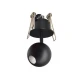Χωνευτό LED Σποτ Με Κινούμενη Κεφαλή Μαύρο 4.5W 495lm - Zambelis Lights
