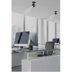 Χωνευτό LED Σποτ Με Κινούμενη Κεφαλή Μαύρο 4.5W 495lm - Zambelis Lights