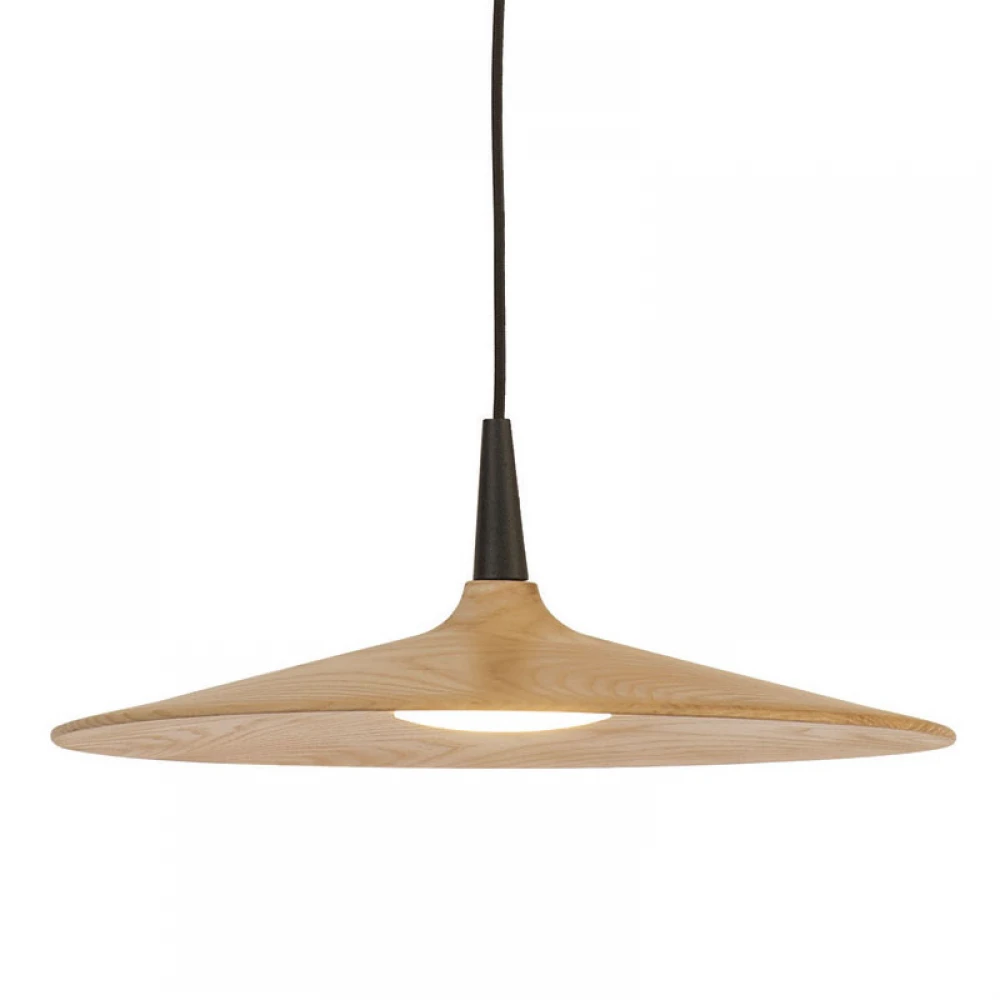 LED Κρεμαστό Φωτιστικό Από Φυσικό Ξύλο 8W - Zambelis Lights
