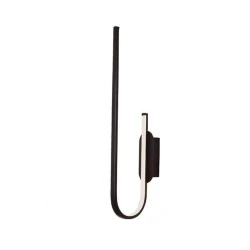 LED Απλίκα Μεταλλική Σε Μαύρο Χρώμα 18W DIMMABLE - Zambelis Lights