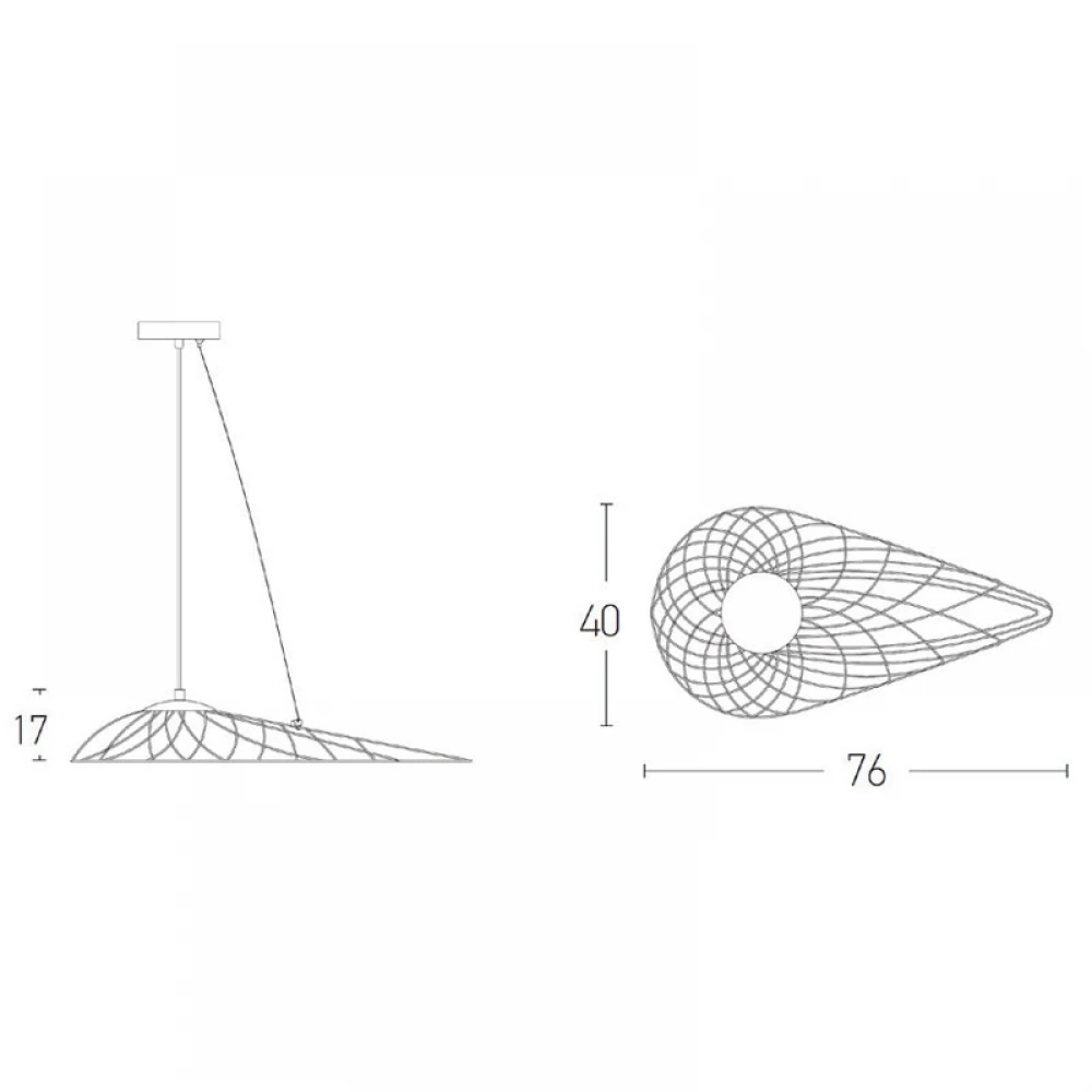 LED Κρεμαστό Φωτιστικό Μεταλλικό Σε Μαύρο Χρώμα 10W - Zambelis Lights