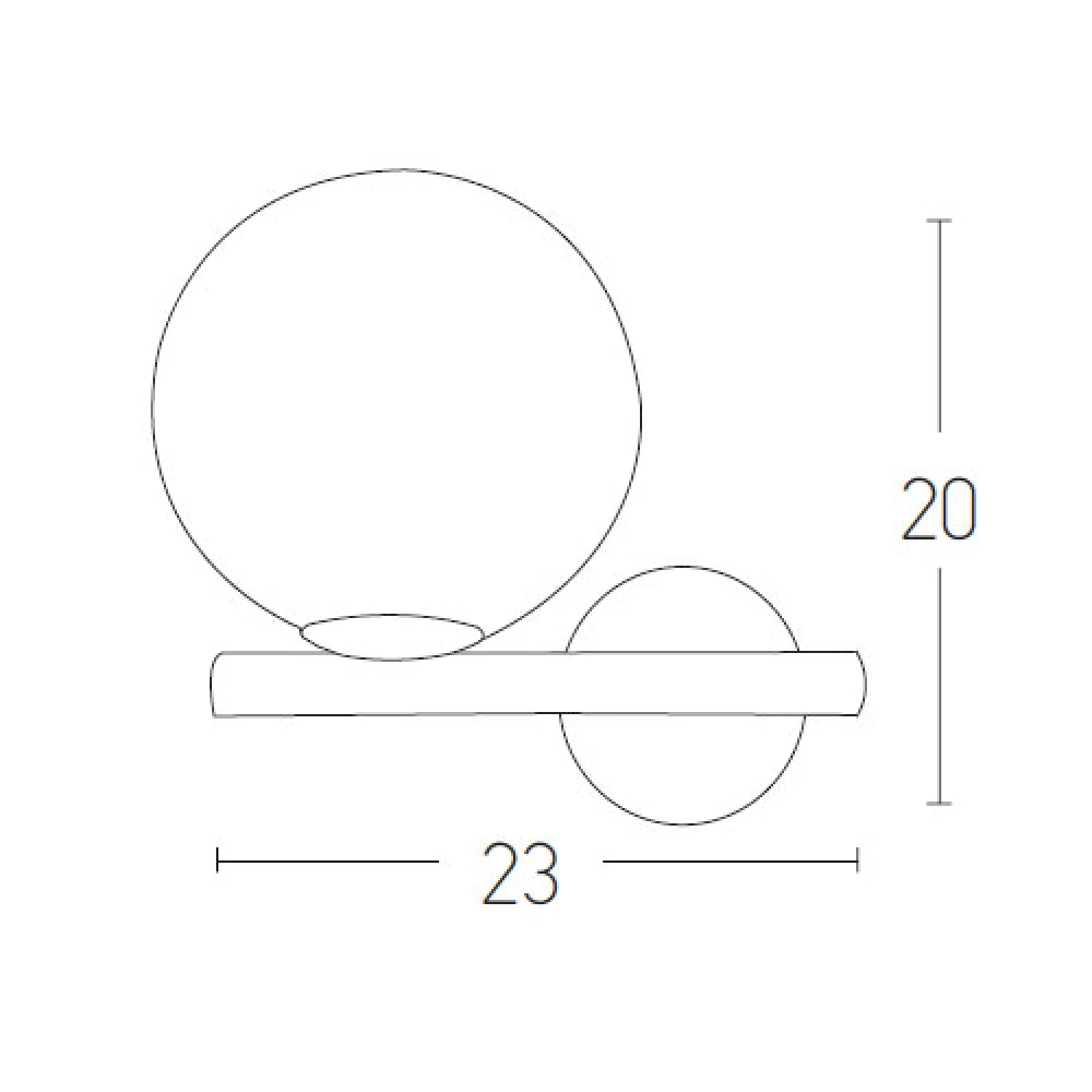 Απλίκα Μεταλλική Σε Χρυσό Ματ Με Οπάλ Γυαλί 1xE14 max 15W led - Zambelis Lights