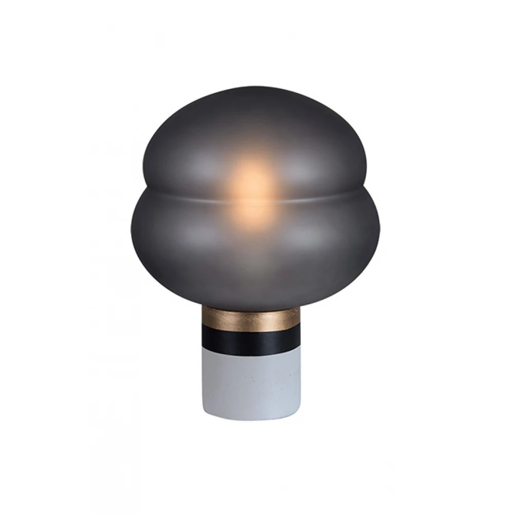 Πορτατίφ Από Γυαλί, Μαύρο 1xE27 - ZAMBELIS LIGHTS