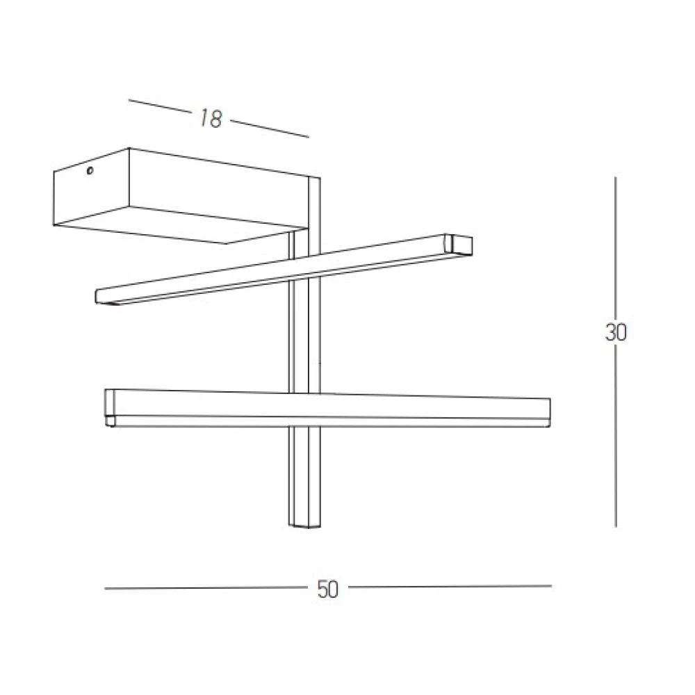 LED Πλαφονιέρα Μεταλλική Μαύρη Σαγρέ 25W - Zambelis Lights