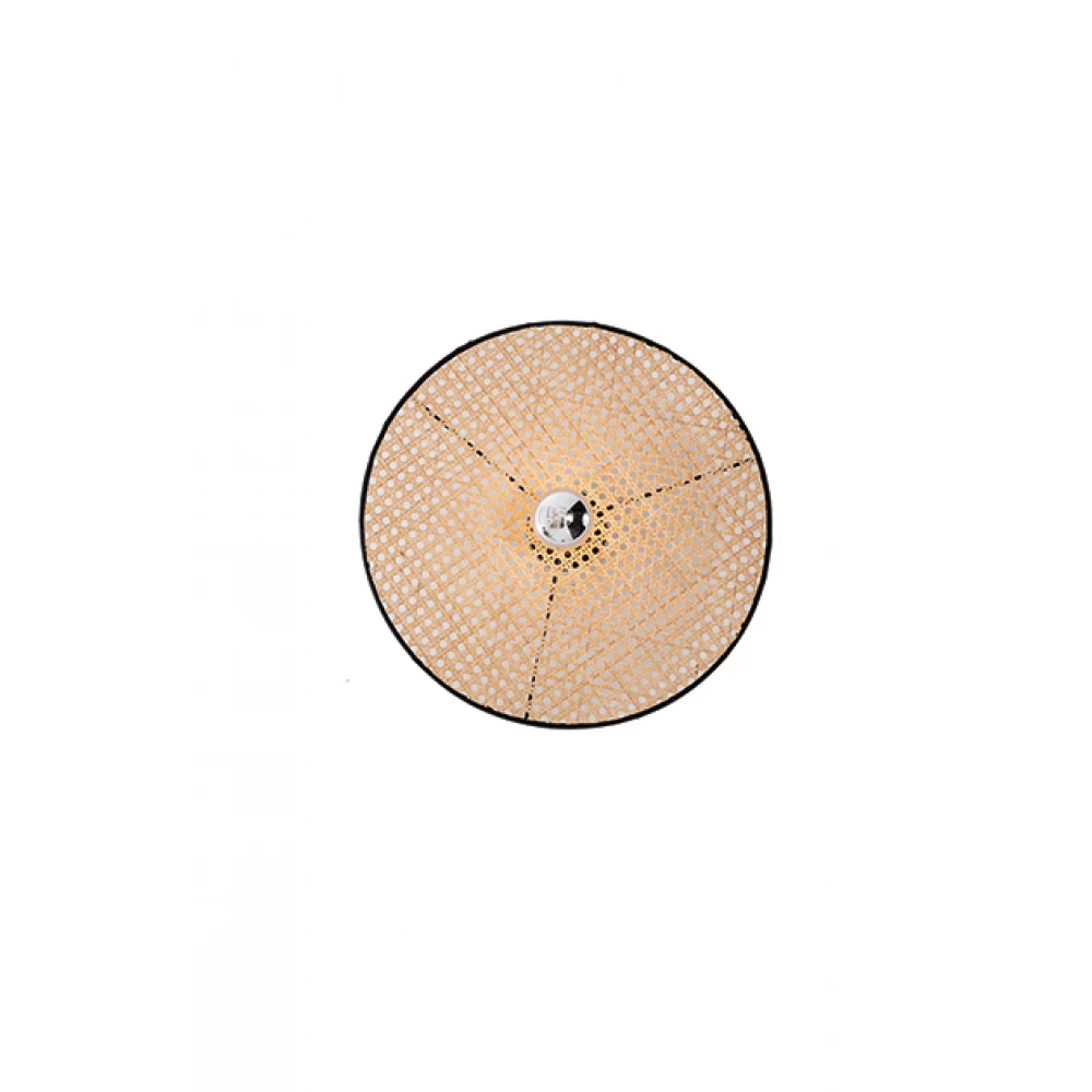 Απλίκα από Μέταλλο και Πλεκτό από Θάμνο D40cm 1xE27 - Zambelis Lights