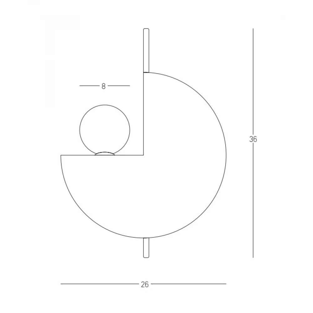 Φωτιστικό Τοίχου Μέταλλο και Γυαλί Λευκό Οπάλ Πράσινο-Χρυσό 1xG9 - ZAMBELIS LIGHTS