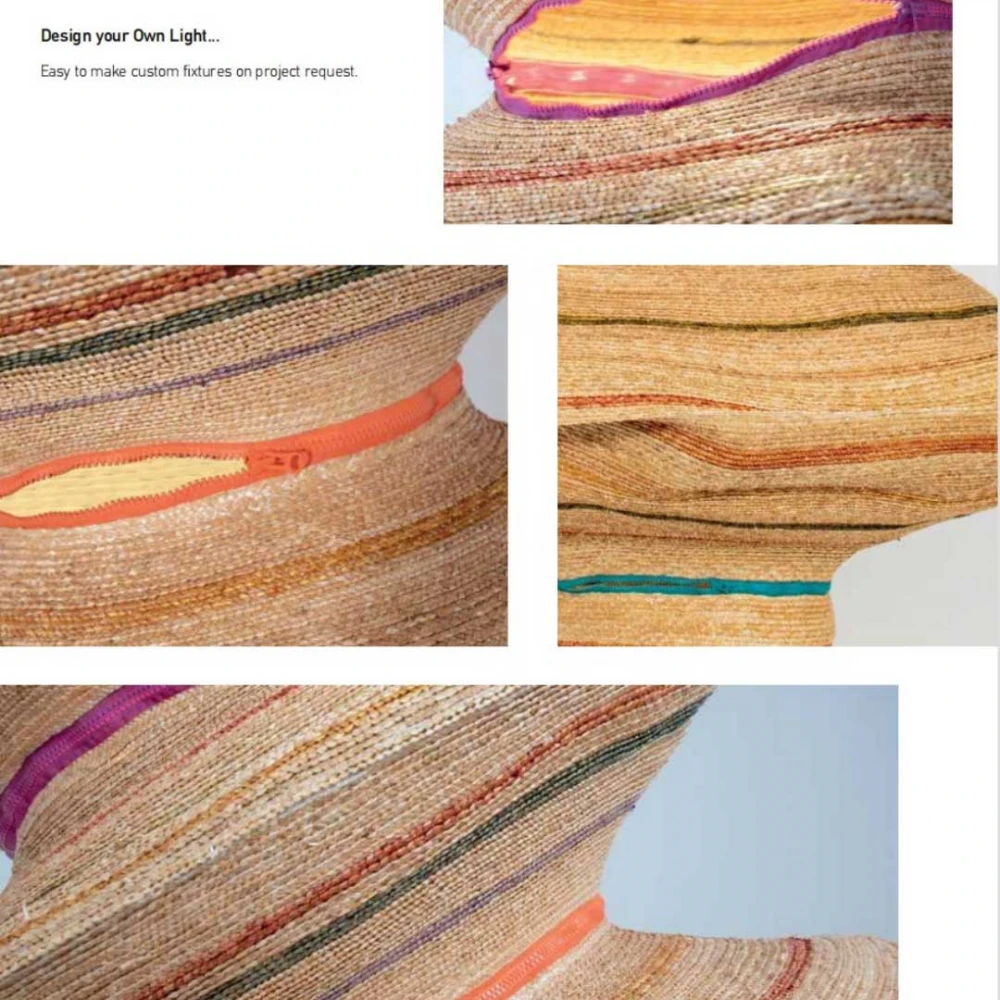 Κρεμαστό Φωτιστικό Μονόφωτο από Μέταλλο και Πλεκτό Σιτάρι 1xE27 - ZAMBELIS LIGHTS