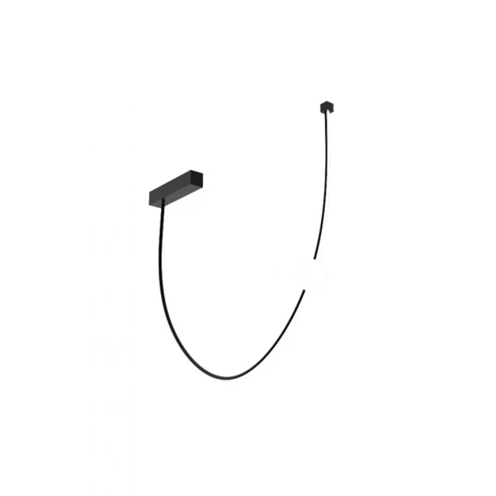 LED Φωτιστικό Οροφής Από Αλουμίνιο Μαύρο 18W - Zambelis Lights