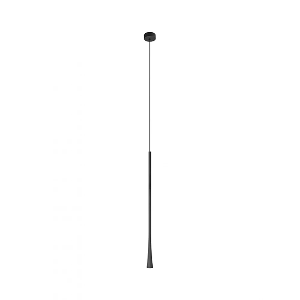 LED Κρεμαστό Φωτιστικό Μαύρο  Φ3,2cm 7W CRI90 - ZAMBELIS LIGHTS