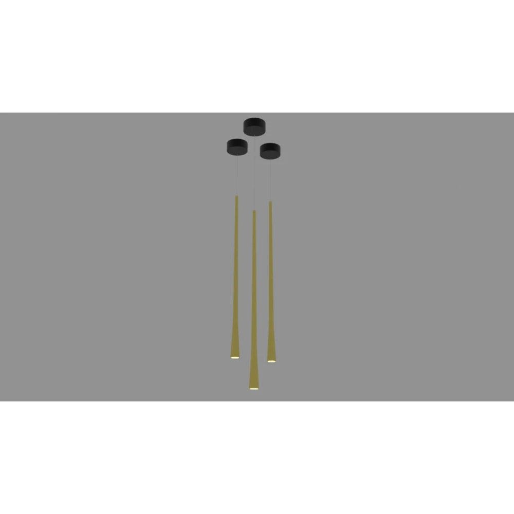 LED Κρεμαστό Φωτιστικό Ορείχαλκο  Φ3,2cm 7W CRI90 - ZAMBELIS LIGHTS
