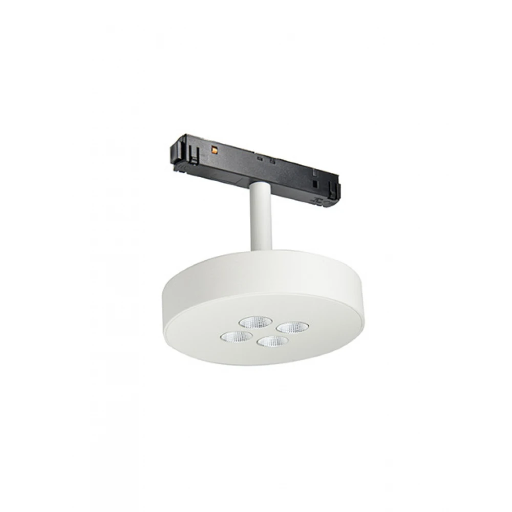 ΣΠΟΤ ΜΑΓΝΗΤΙΚΗΣ ΡΑΓΑΣ Φ120mm 3000K 12W ON/OFF ΛΕΥΚΟ - ZAMBELIS LIGHTS